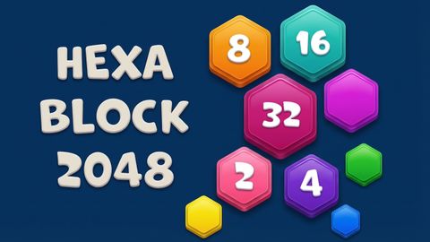 Hexa Block 2048 Idle – play free online