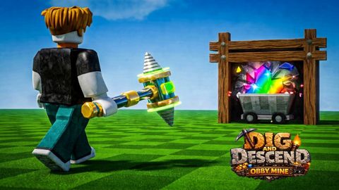 Dig and Descend: Obby Mine – play free online
