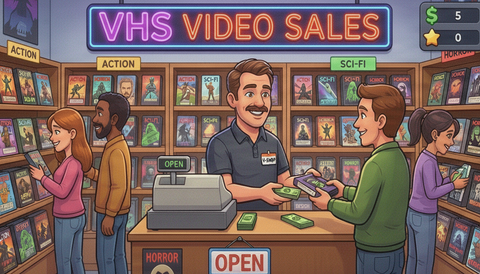 Retro Video Shop Simulator – play free online